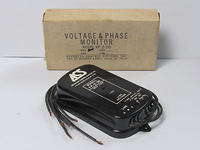 NEW ACS ADVANCED CONTROL SYSTEMS VOLTAGE & PHASE MONITOR VP-2-DD VP2DD 480V