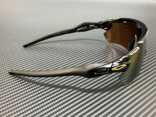 Pre-owned Oakley Oo9208 C9 Polished Black Prizm 24k Polarized 38 Mm Sunglasses