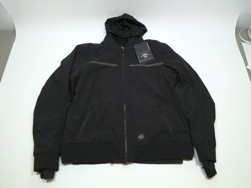 Pre-owned Harley-davidson Mens 3-in-1 Cold Weather Textile Jacket Xl 97102-21nm/o002l In Black