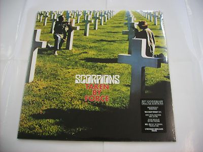 SCORPIONS - TAKEN BY FORCE - LP REISSUE VINYL 180 GRAM 2015 - NEW SEALED 50TH