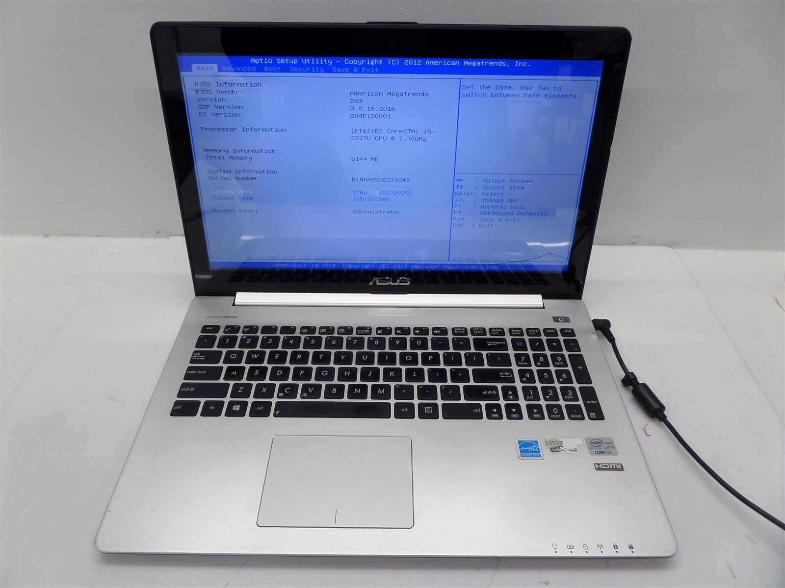 ASUS - ASUS VivoBook S500C 15.6インチ ノートパソコン Asus S500C 15.6