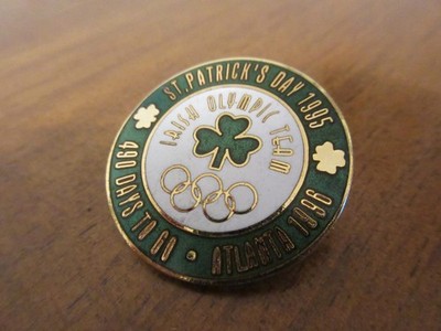 Pin ATLANTA 1996 Olympia Irland Ireland Irish Team St. Patricks day OLYMPICS