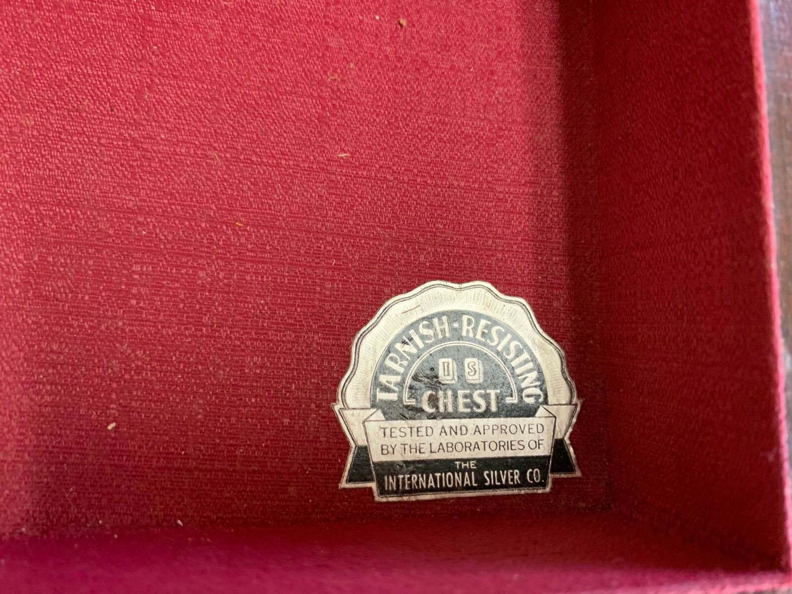 Vtg Large Flatware INTERNATIONAL Silver Storage Chest /Box with Drawer 6107