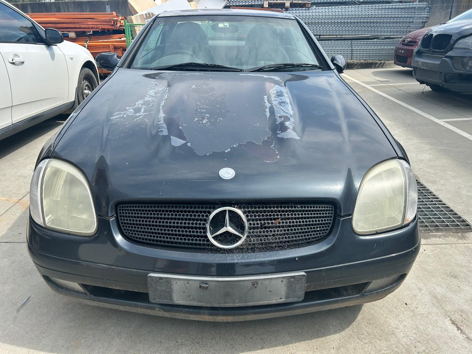 1998 Slk MERCEDES SUN VISOR R170 01/97-08/04 - P/N PAIR IN BLACK image 5