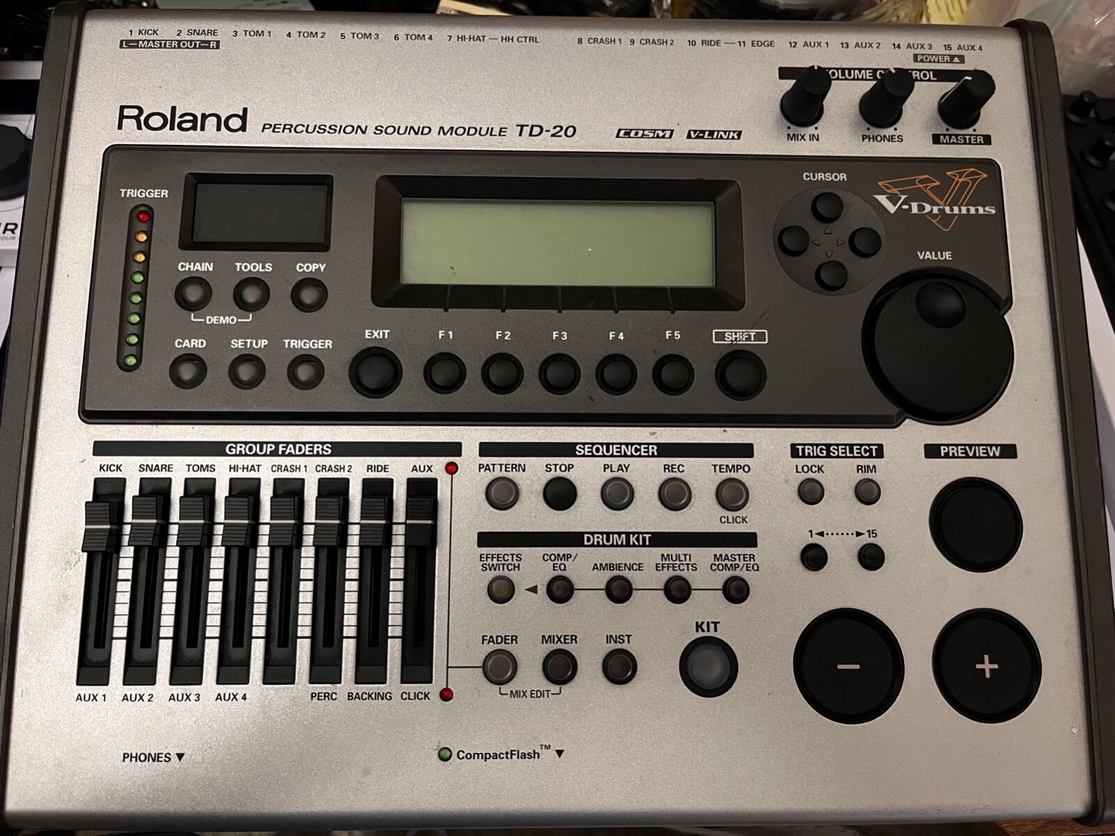 Roland V-Drums TD-20 +オマケ多数 Roland TD-20 Electronic Drum Set with Expansion Board
