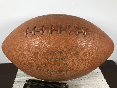 60s 70s Vintage Pennsylvania Keystone Multi-Ply Football PFK-6 Penn PA