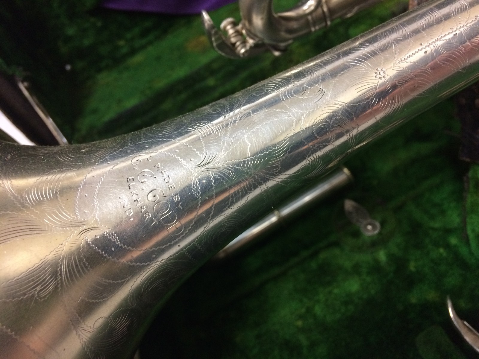 Vintage CG Conn Cornet
