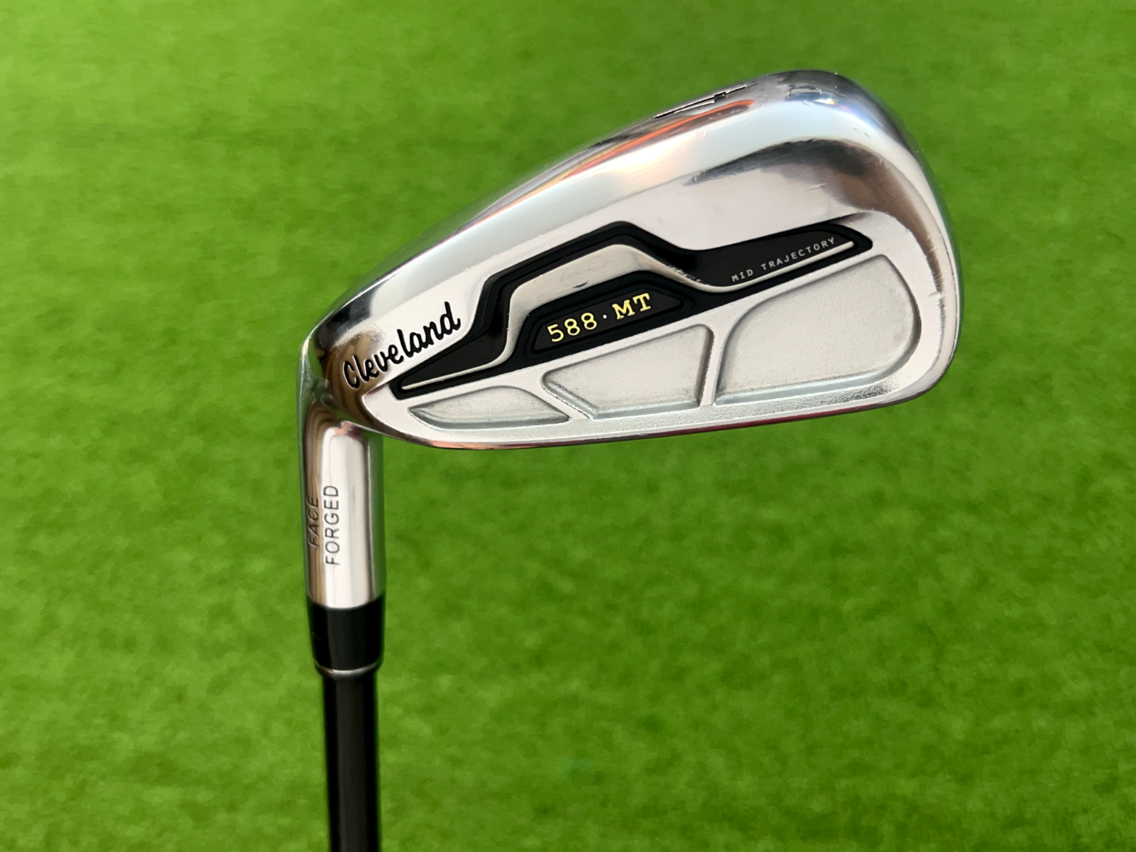 Left-Handed Cleveland 588 TT Face Forged Pitching Wedge Stiff Steel Shaft Left-Handed Cleveland 588 TT Face Forged Pitching Wedge Stiff Steel Shaft