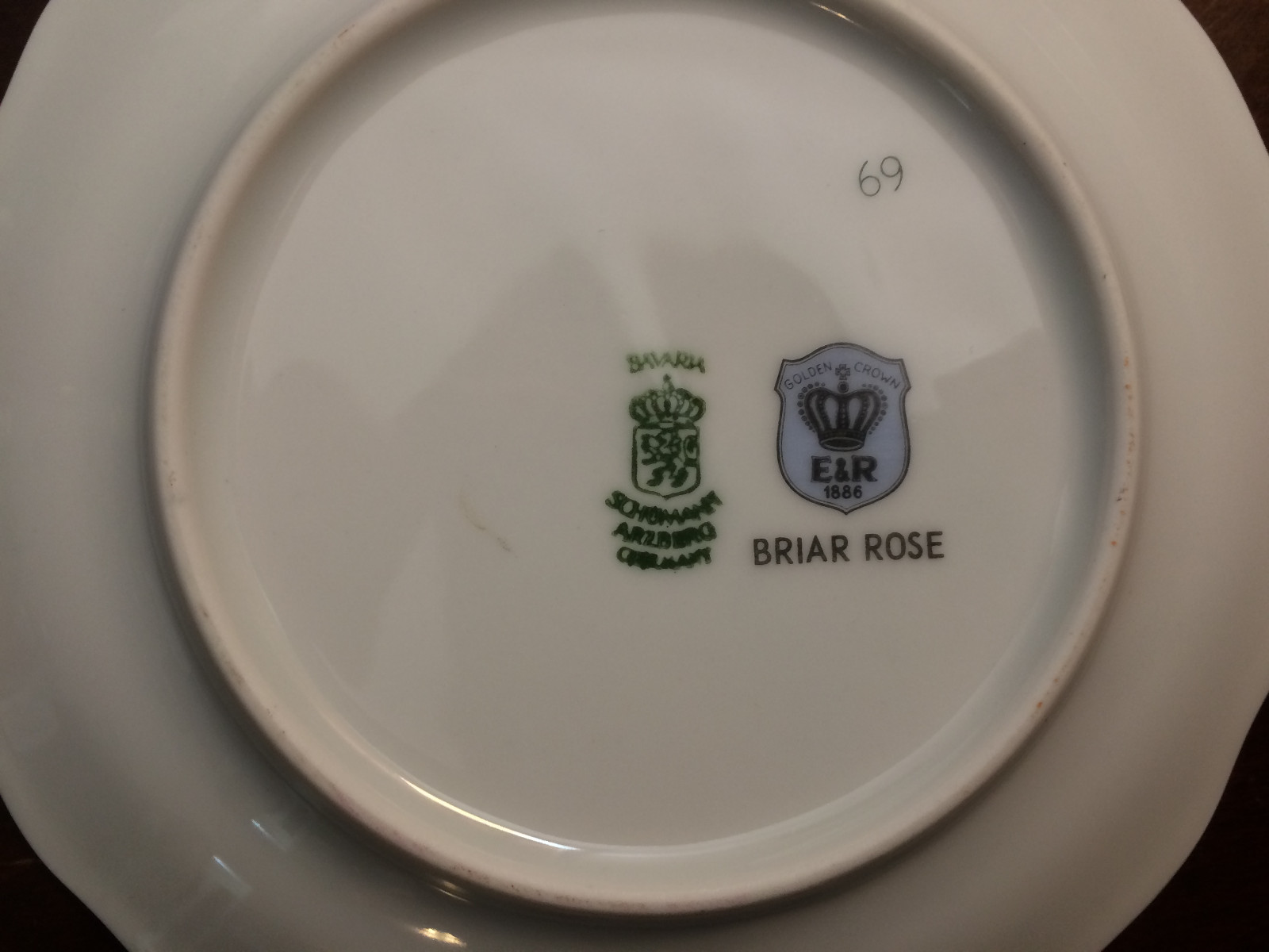 Bavaria Schumann Arzberg Germany Briar Rose 6