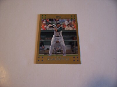 2007 TOPPS BASEBALL JORGE CANTU GOLD BORDER INSERT CARD #ed/