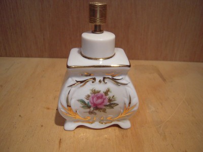 Vintage IRICE Spray Bottle  Gold leaves