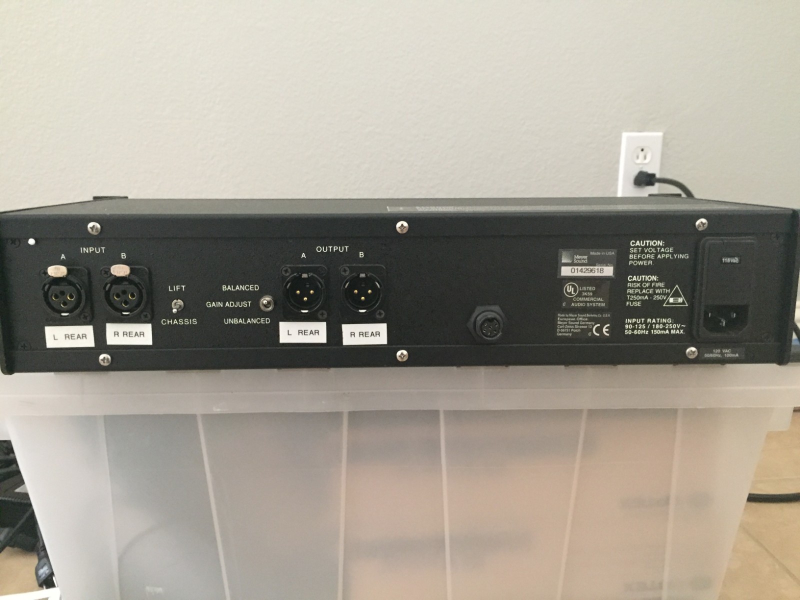 Used Meyer Sound CP-10S Parametric Equalizer 2 Channel, 5 Band