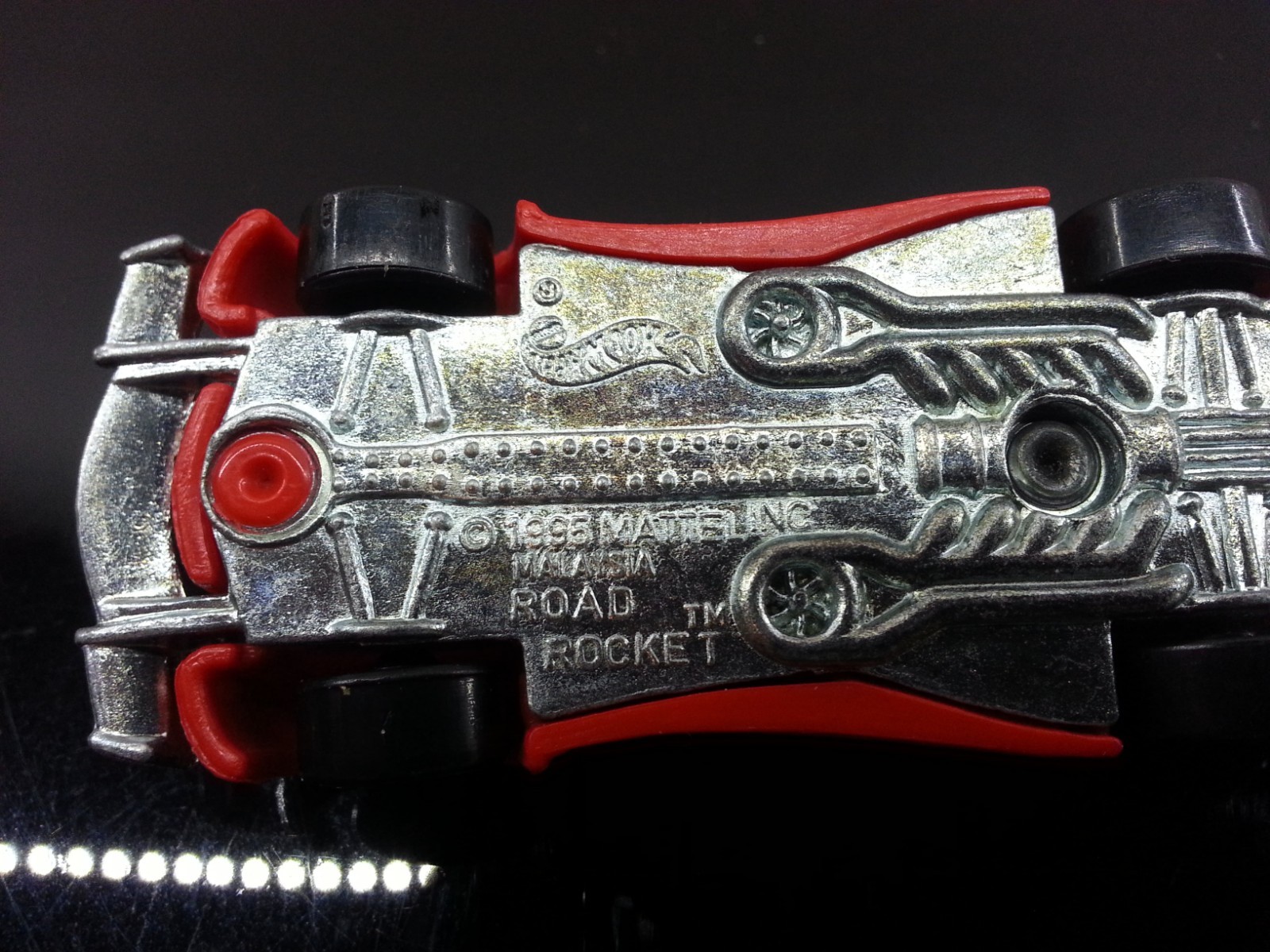 Hot Wheels Car Road Rocket Track Aces 1995 Vintage