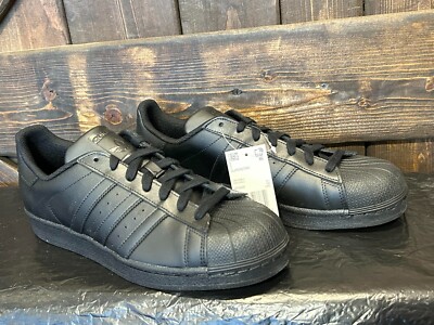 adidas Men Superstar Core Black Size 10 AF5666 #7F