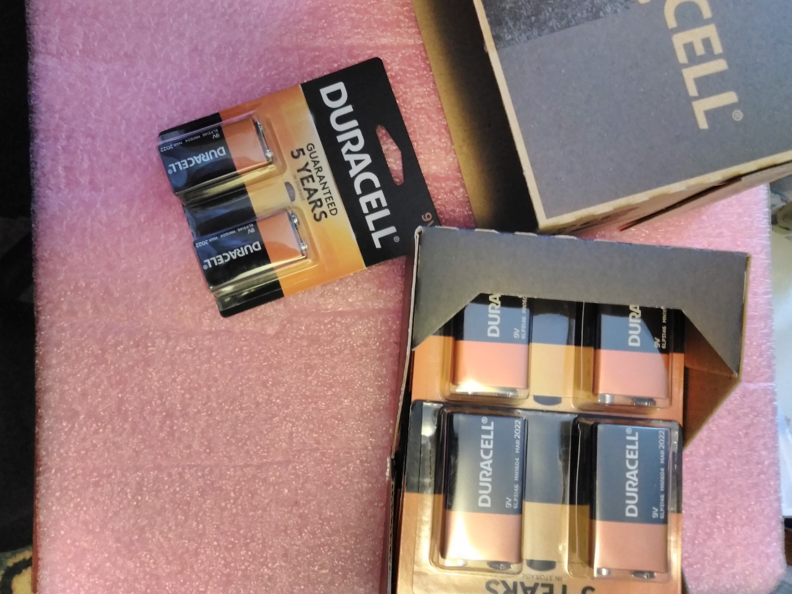DURACELL COPPERTOP 9V - LOT 24 (2 PK. x12) EXP. 3/2022