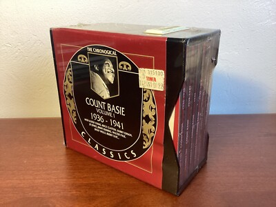 Count Basie The Chronological Classics, 1936-1941 CD Box Set NEW FACTORY SEALED