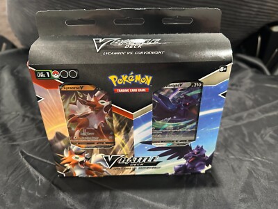 Pokemon Trading Card Game Lycanroc vs Corviknight V Battle Deck Sealed