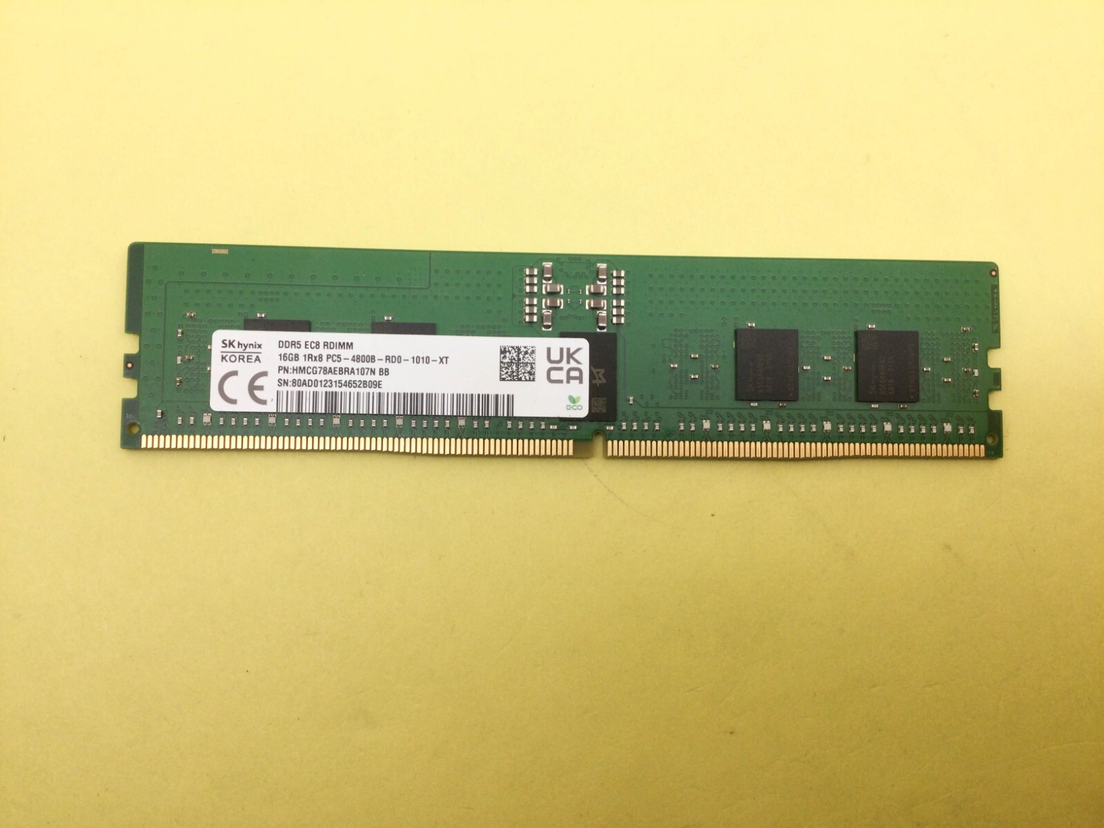 SKhynix DDR5 PC5-4800 16GB RDIMM メモリ SK Hynix 16GB DDR5 5600MHz PC5-44800 1RX8 UDIMM DesktoMemory