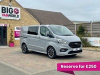 Ford Transit Custom 320 TDCI 170 L1H1 SPORT ECOBLUE DOUBLE CAB 5 SEAT CREW VAN