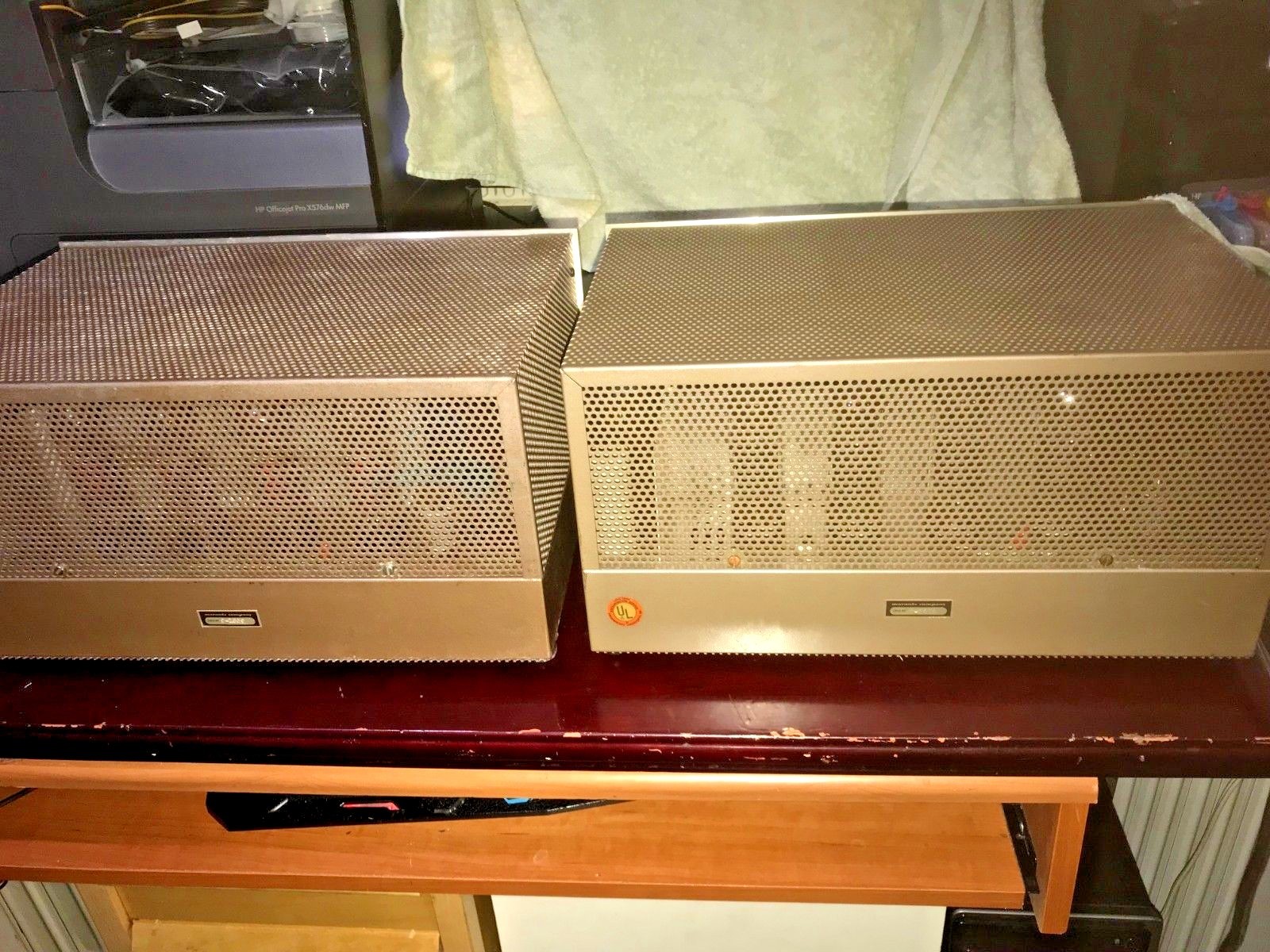 Pair of Vintage Marantz Model 9  Mono Tube Power Amps / Amplifiers