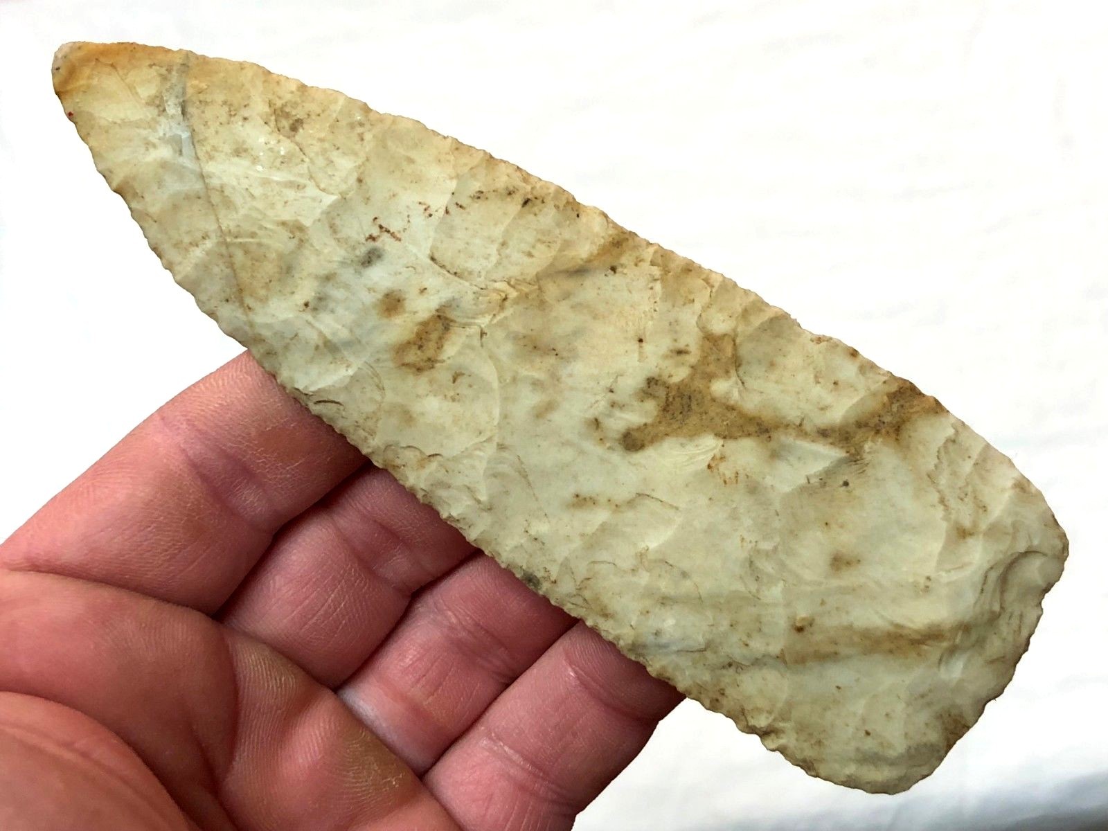 EXCEPTIONAL STANFIELD BLADE TAZEWELL CO., IL. AUTHENTIC ARROWHEAD ARTIFACT LM3