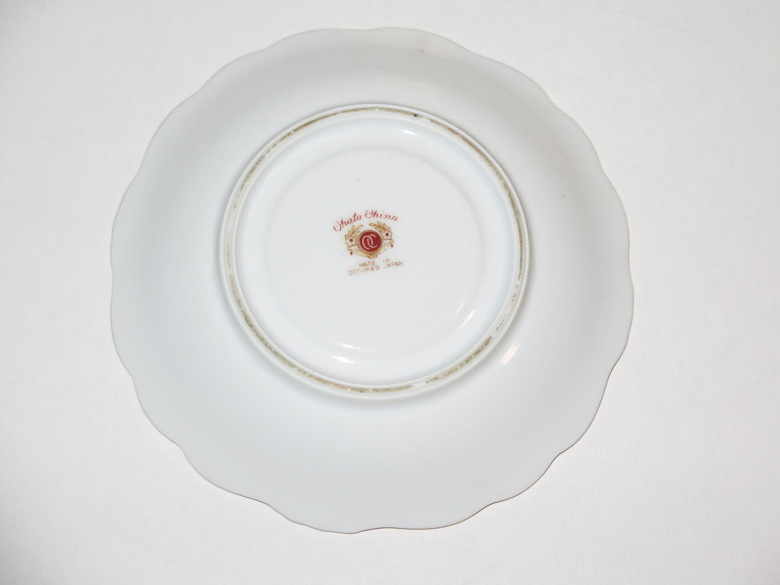 Ohata China Tea/Coffee Cup & Saucer Occupied Japan Pink Rose