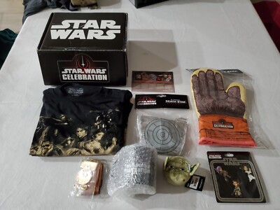 NEW Star Wars Celebration Orlando 2017 Nerd Block LE Box - Shirt Pin Lanyard Mug