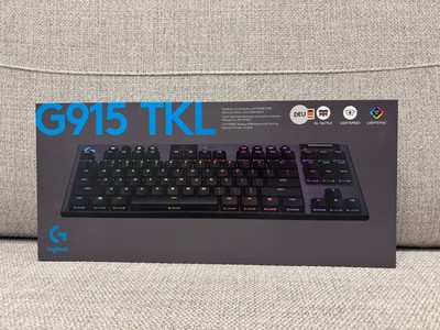 Logitech G915 TKL Tactile Kabellose Gaming-Tastatur, Deutsch (Qwertz) - Carbon