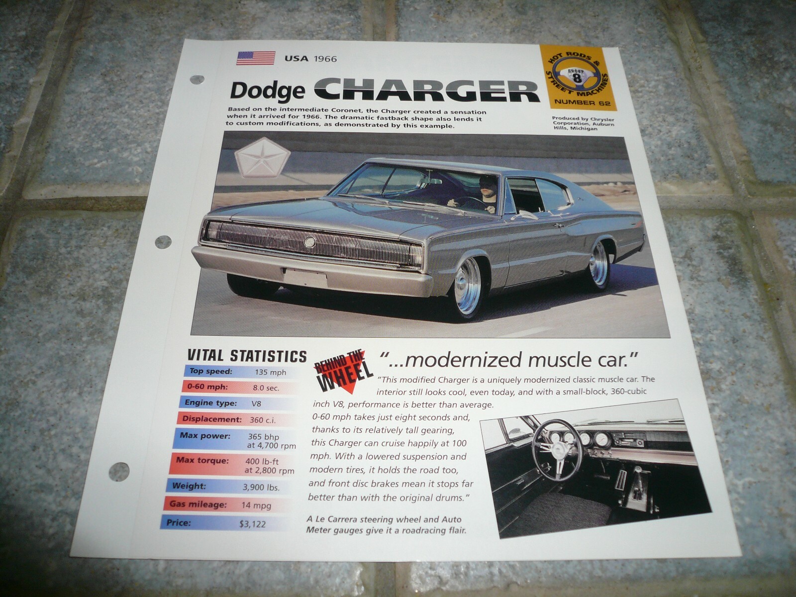 DODGE CHARGER 1966-1974 の雑誌 DODGE CHARGER 1966-1974 の雑誌