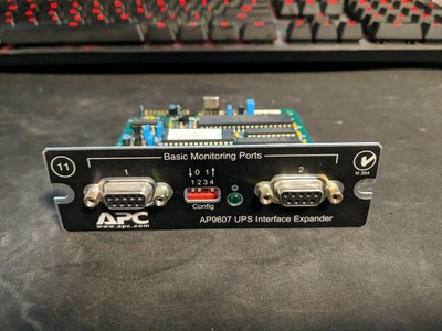 APC AP9607 UPS INTERFACE EXPANDER SMART SLOT CARD