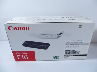 Genuine Canon E16 Toner Copier Cartridge Black For FC200 300 500 PC700 800 900