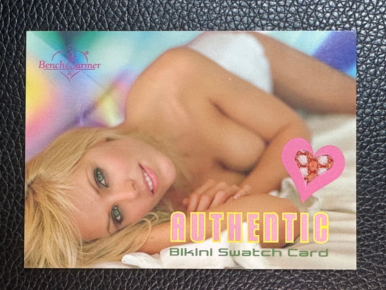 2002 Bench Warmer Bikini Swatch Card Gena Lee Nolin Wardrobe