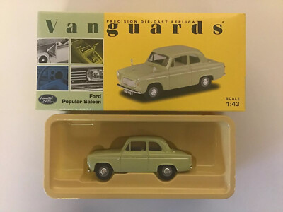 Vanguards VA 02109 Ford Popular Saloon Sunburst Yellow 1:43 Limited Edition