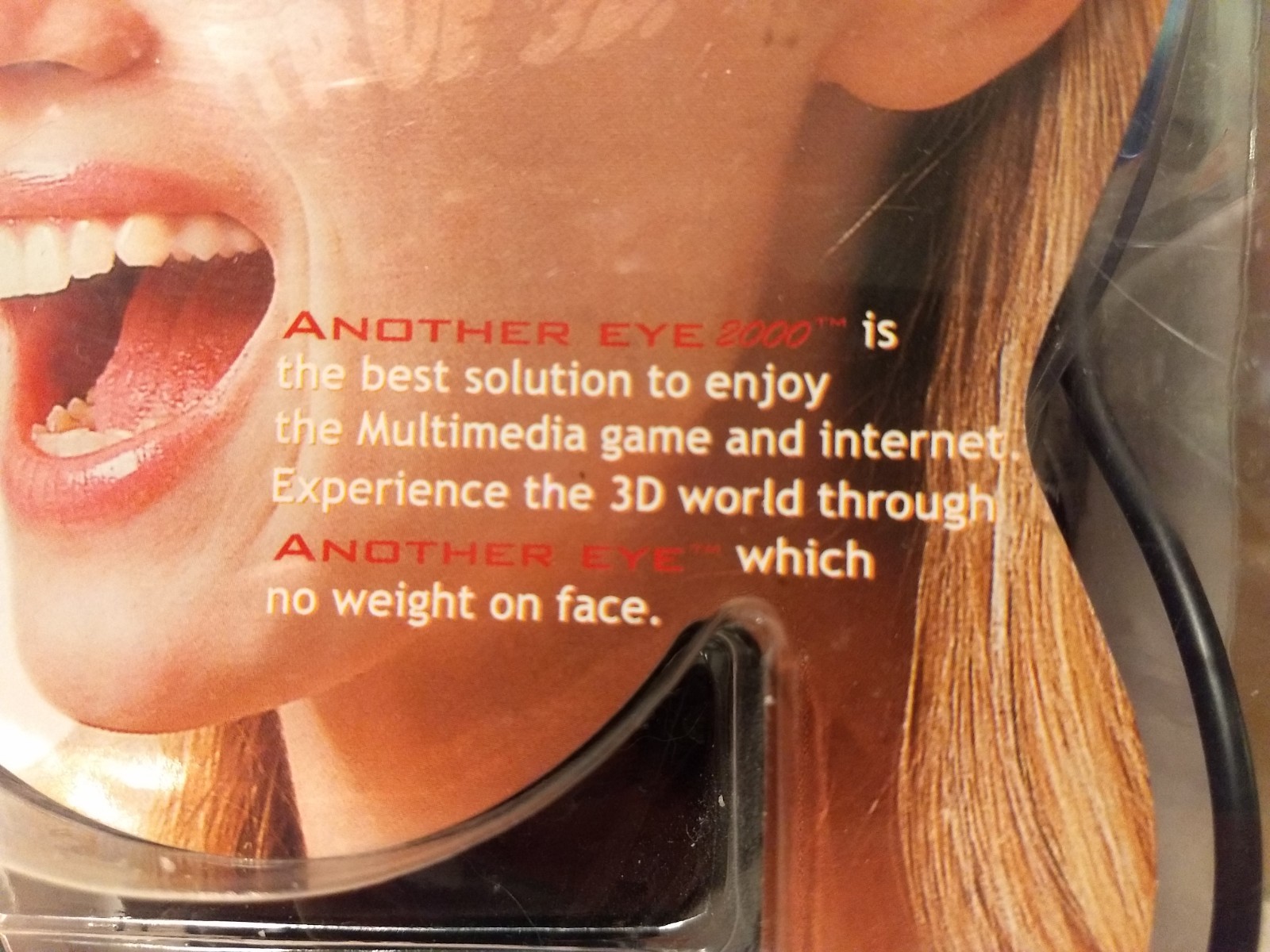 Another Eye 2000 Another World CRT Gaming Goggles Glasses NIP