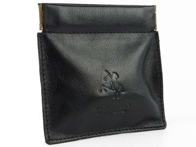 Mens Snap Top Leather Coin Purse by Visconti Classic