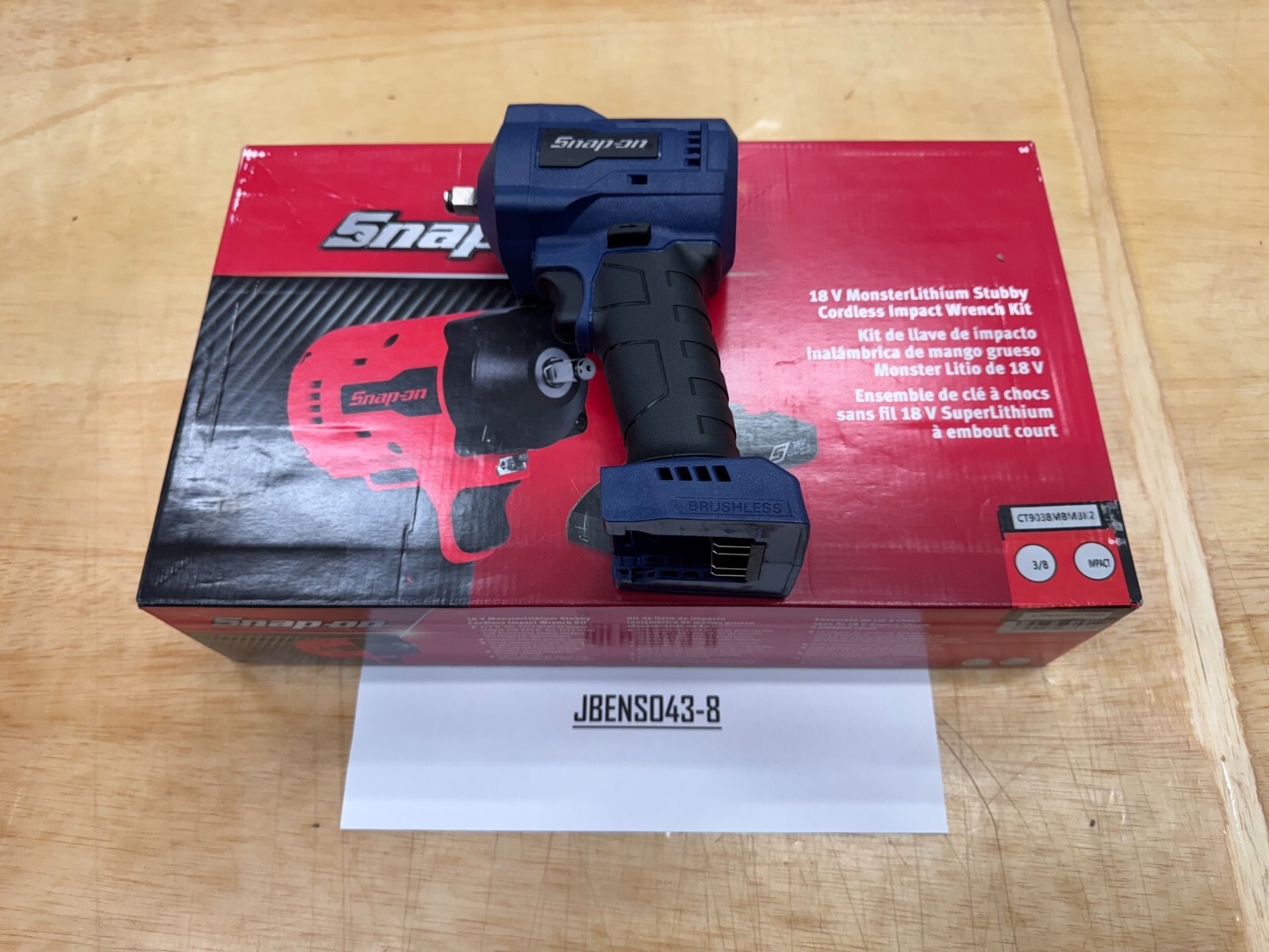 makeon新品 Snap-on Tools CHROMA SURGE BLUE 3/8
