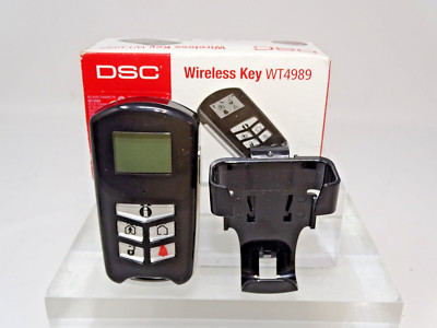 DSC WT4989 4 Button Wireless Backlit Security Key Fob With Icon Display