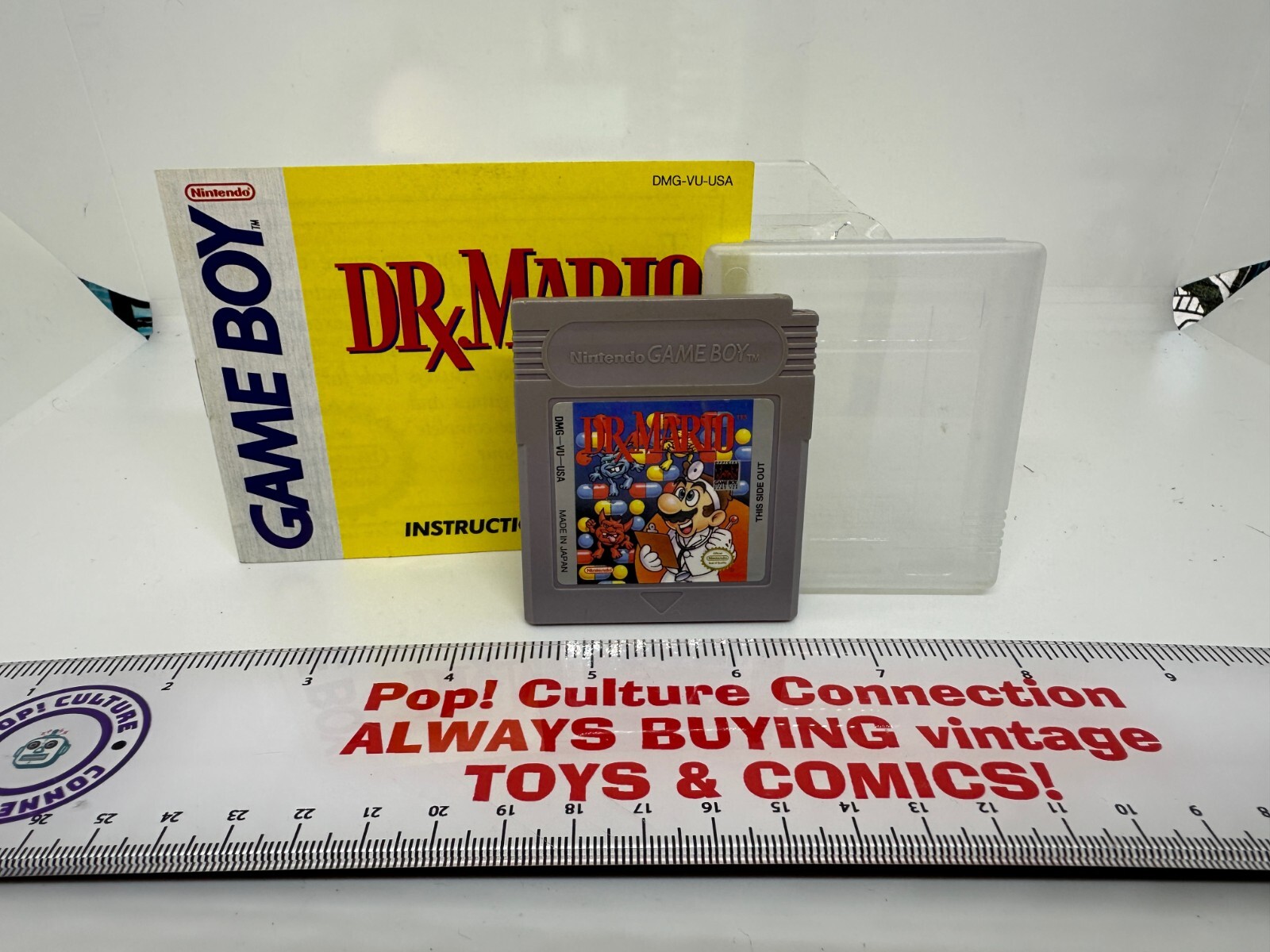 任天堂ゲームボーイTM Dr.MARIO付き 1990 Nintendo Game Boy Dr Mario Game With Manual And Case