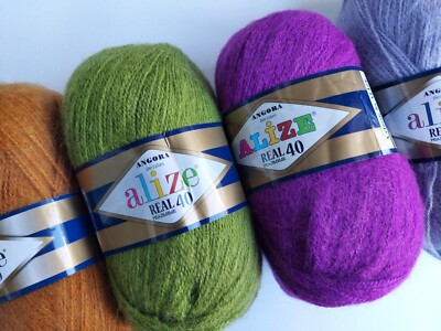 Yarn Alize Angora Real 40 wool yarn wool angora yarn wool thread acrylic yarn