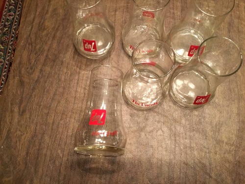 Lot of 6 Vintage 1970's - 7 UP 
