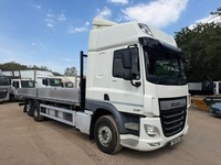 DAF TRUCKS CF370 2019 26 ton DROPSIDE scaffold truck 6x2 auto drawbar 