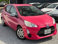 2015 Toyota Aqua S 1.5L PETROL HYBRID AUTOMATIC 5DR HATCHBACK PINK 5 SEATER  Hat