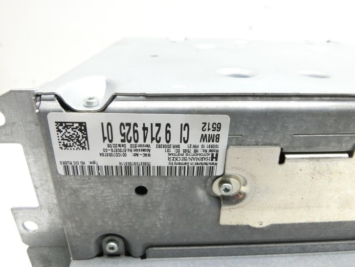 BMW 5er E61 LCI 07-10 Navigationssystem Navi Modul Professional Harman Becker HU CIC HDD BMW 5er E61 LCI 07-10... Vorschau 8