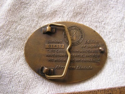 Vintage Limited Edition Belt Buckle 75th Anniversary DAV