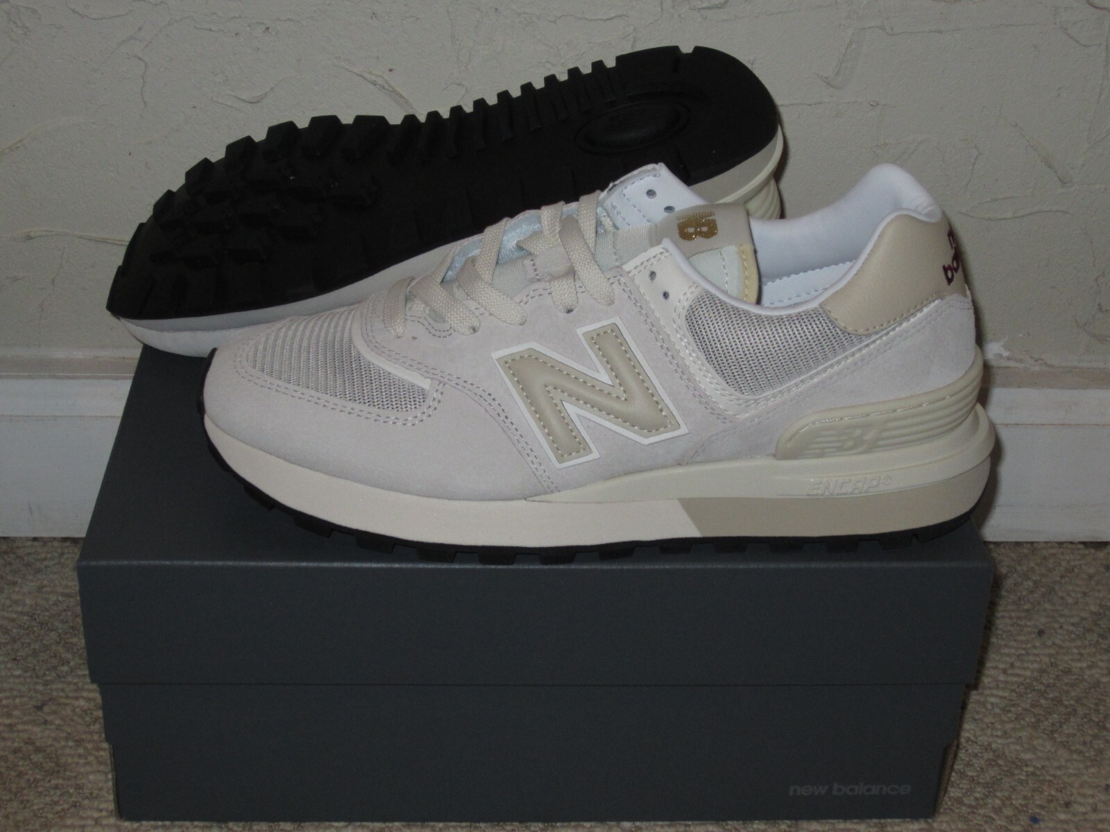 New Balance U574LGE1 Legacy 574 Ivory Silver Birch Sea Salt