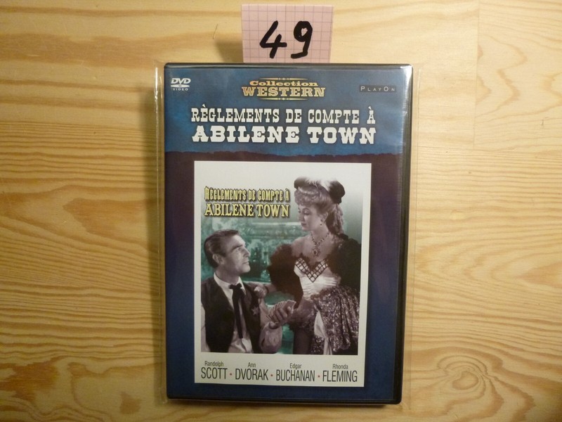 Dvd : RÃ¨Glement De Compte Ã  Abilene Town - Randolph Scott /Ann Dvorak/Comme Neuf