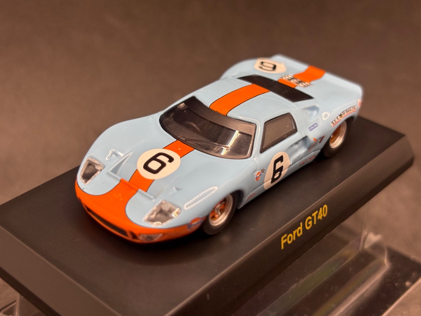 京商 KYOSYO FORD GT-40 1/43 Le Mans 69 1/43 Starter Models Ford GT40 Car #6 1st Place 1969 24 Hours