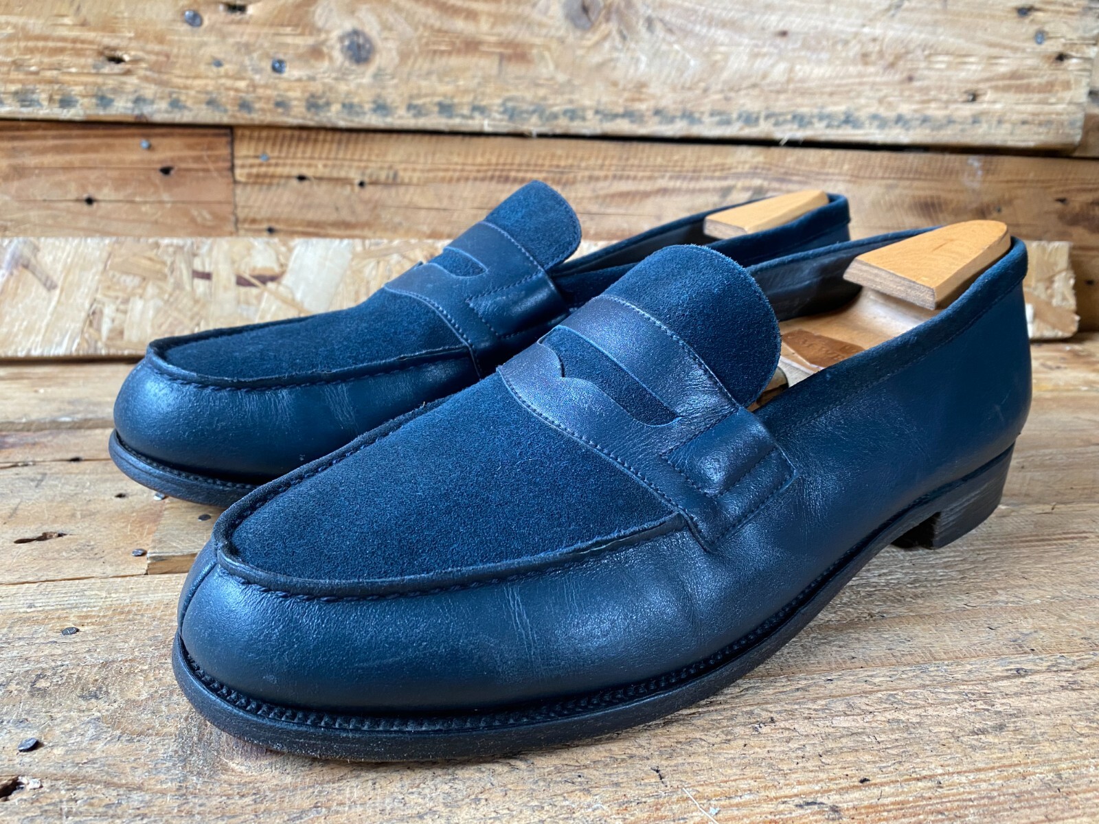 【ぴゃ】jm weston 180 ネイビー　5c ぴゃ】jm weston 180 ネイビー 5c Men's Blue Leather 180
