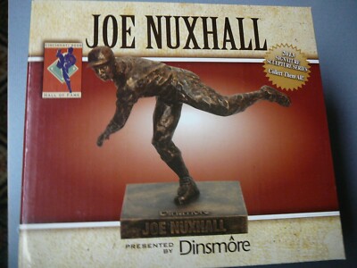 Joe Nuxhall STATUE 2013 CINCINNATI REDS HOF SGA NIB Dinsmore Bronze Sculpture