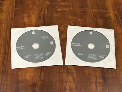2004 Apple Computer iMac G5 Mac OS X Install Version 10.3.5 Discs 1 & 2